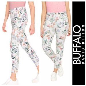 BUFFALO David Bitton Women’s High Rise Soft Stretch Ankle Skinny Jeans BOTANICAL